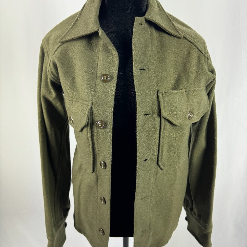 1950’s Vintage U.S Army Korea War Wool Shirt OG 108